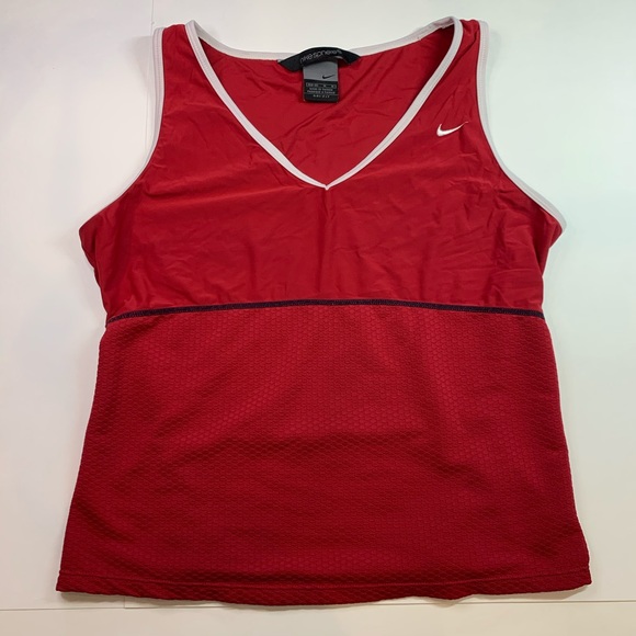 vintage nike red workout top - Picture 1 of 3